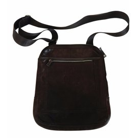 Longchamp-Bags Briefcases-Brown