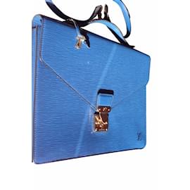 Louis Vuitton-Cartable-Bleu