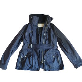 Burberry Brit-Coats, Outerwear-Blue