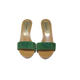 Dolce & Gabbana-Mules-Verde