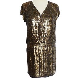 Swildens Vestidos Dourado
