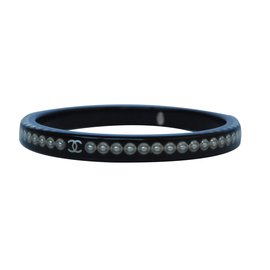 Chanel-Pearls Bracelet-Noir