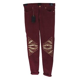 Berenice calça, leggings Bordeaux