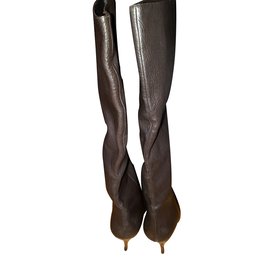 Fendi-Boots-Chocolate