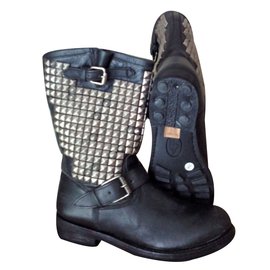 Ash Botines Negro