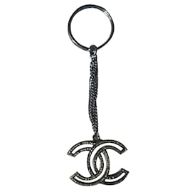 Chanel-porte clef-Métallisé