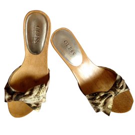 Guess Mules Doré