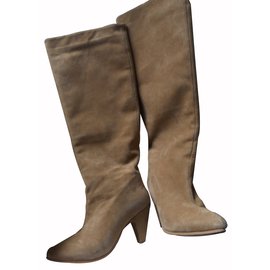 Autre Marque-Boots-Beige