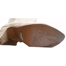 Autre Marque-Boots-Beige
