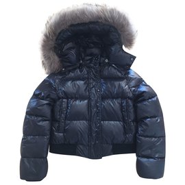 Moncler-Coats Outerwear-Black