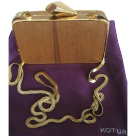 Kotur-Sacos de embreagem-Dourado
