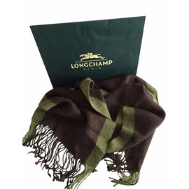 Longchamp sciarpe Marrone