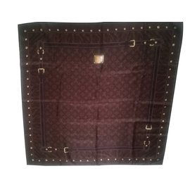 Louis Vuitton-Scarves-Brown