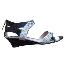 Fendi-Sandals-Python print
