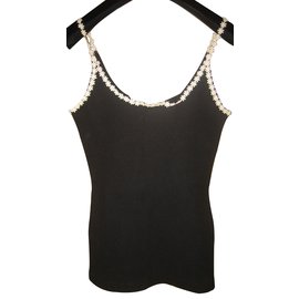 Moschino Cheap And Chic-Tops-Black