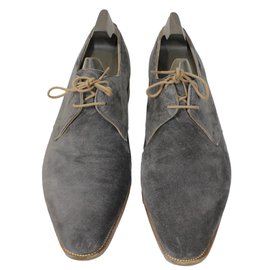John Lobb-Willoughby Loafers-Grey