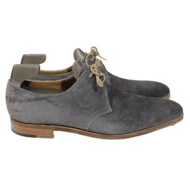 John Lobb-Willoughby Loafers-Grey