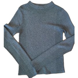 Pull Sandro Gris en Maille Gris