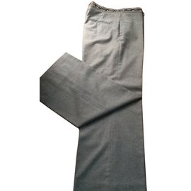 Chanel-Pants, leggings-Grey