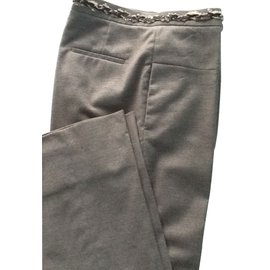 Chanel-Pants, leggings-Grey