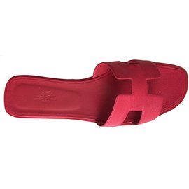 Hermès-Sandals-Red