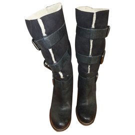 Autre Marque-Boots San Marina-Black