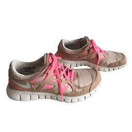 Nike Free Run 2 Baskets Beige Beige