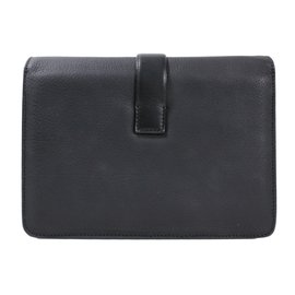 Victoria Beckham-Mini-sac cartable en cuir texturé-Noir