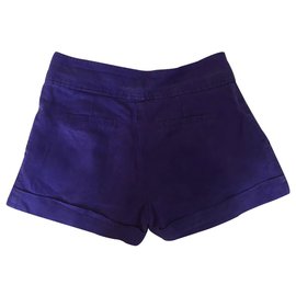 Topshop-Pantalones cortos-Púrpura