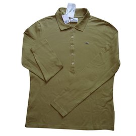 Lacoste-Polos-Olive green