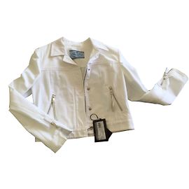 Prada Jolie jacket white cotton White