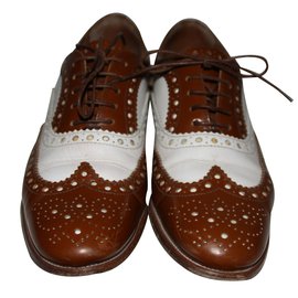 Church's-Lace ups-White