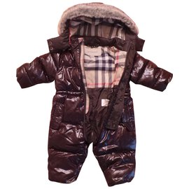 Burberry-Jumpsuits-Brown