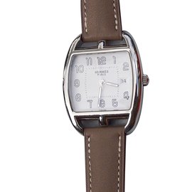 Hermès-Quartz Watches-Taupe
