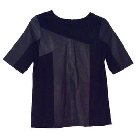 Bel Air Leather Top Black