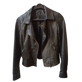 Ikks Biker-Jacke Schwarz