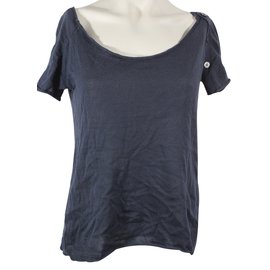 Zadig & Voltaire Top Hexagone Bleu