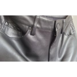 Zara-Pantalones, polainas-Negro