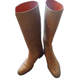 Autre Marque-Boots-Caramel