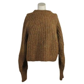 Isabel Marant-Wool Sweater-Brown