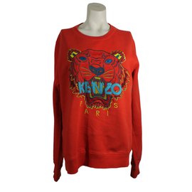 Kenzo Tiger-Sweatshirt Rot
