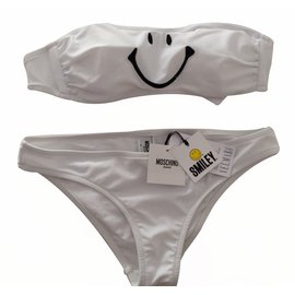 Moschino Bikini-Smiley Weiß