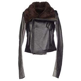 Rick Owens Lammfell-Bikerjacke Andere