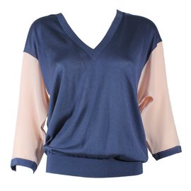 Balenciaga-Sweater-Pink,Blue