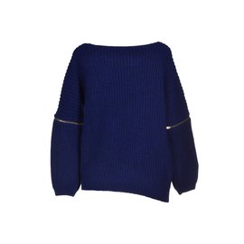 Autre Marque-Pullover Ema Eviler, Size IT38-Blue