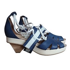 Marithé et François Girbaud Sandales Bleu