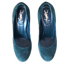 Yves Saint Laurent Escarpins Vert