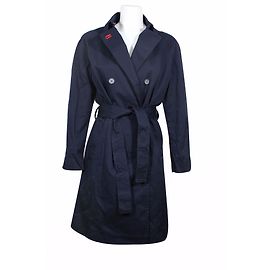 Trench Tommy Hilfiger Blu Navy Cotone M Blu