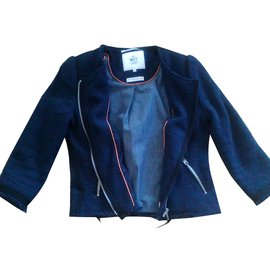 MKT studio-jaqueta de bombardeiro MKT-Azul