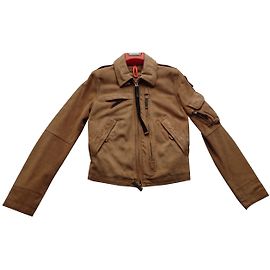 Parajumpers Leather jacket Sand